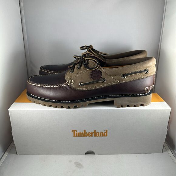 NEW Timberland Icon 3-Eye Classic Lug Shoes Men’s 11 Burgundy Full Grain $190 - Picture 1 of 10